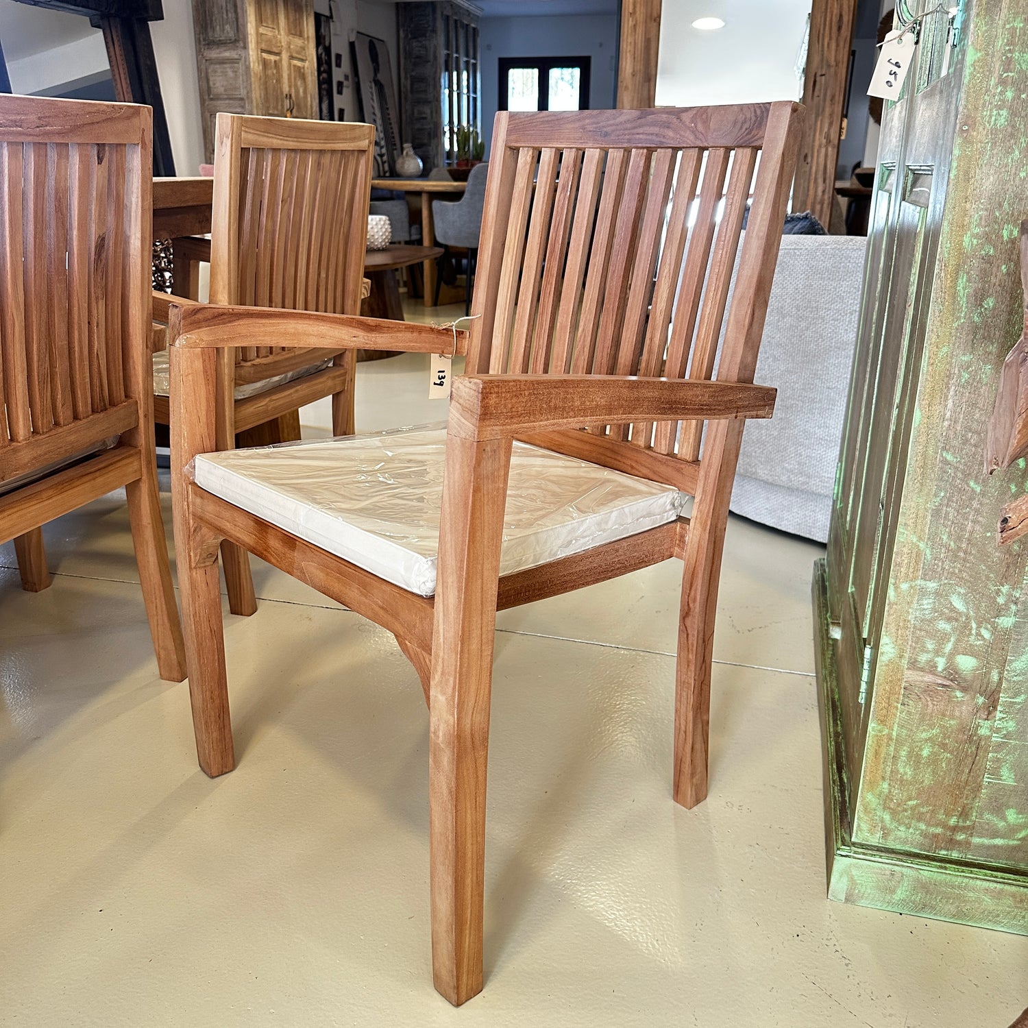 Dining chair teak