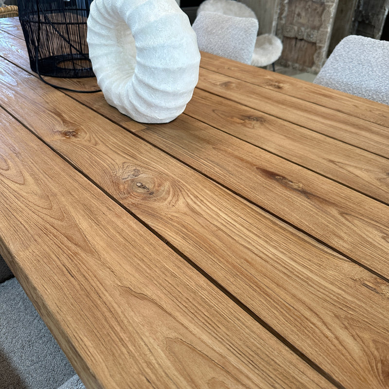 Teak dining 240cm