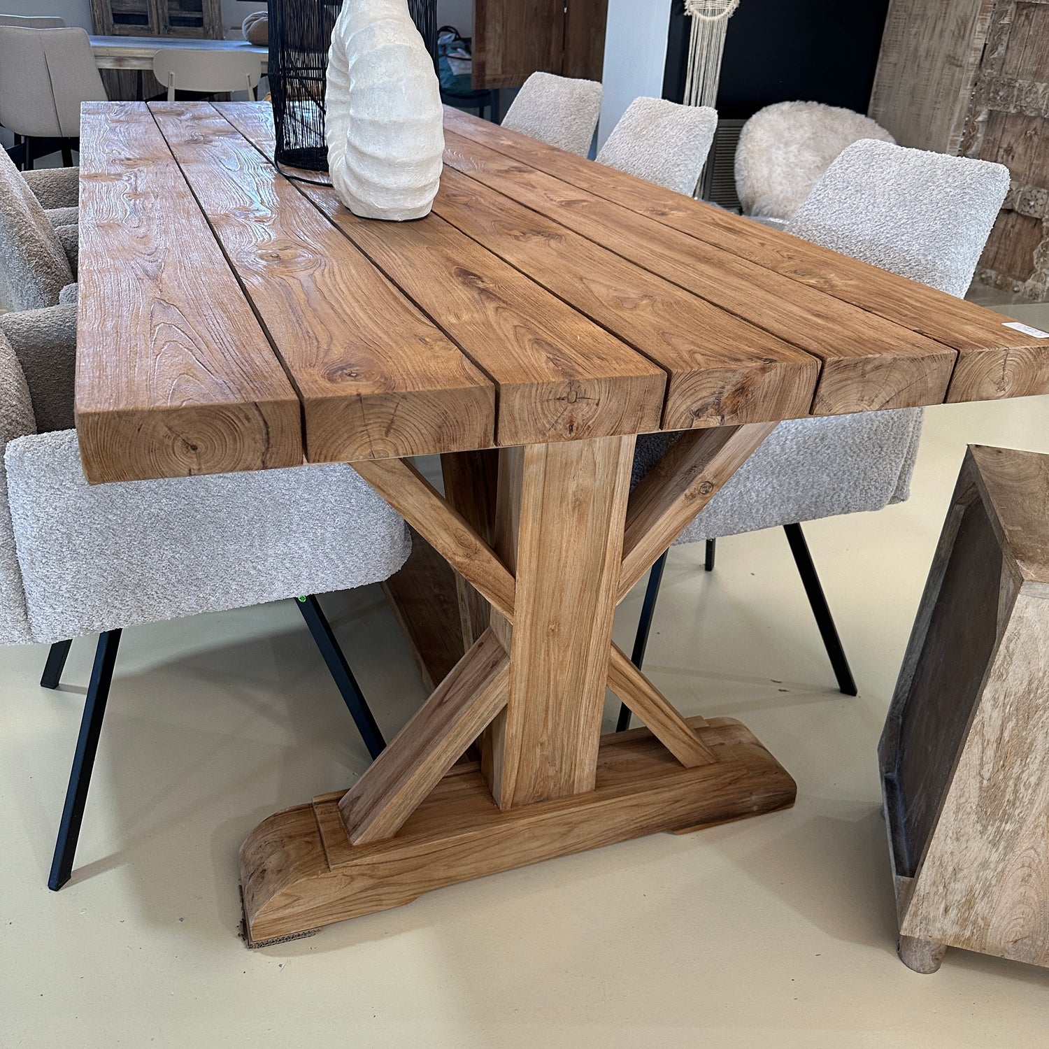 Teak dining 240cm