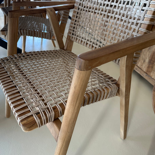 Chair teak wood, indoors & outdoors