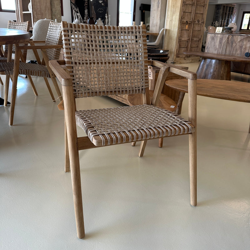Chair teak wood, indoors & outdoors