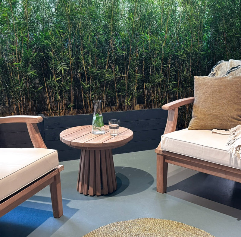 Coffee table teak 50 & 80 cm