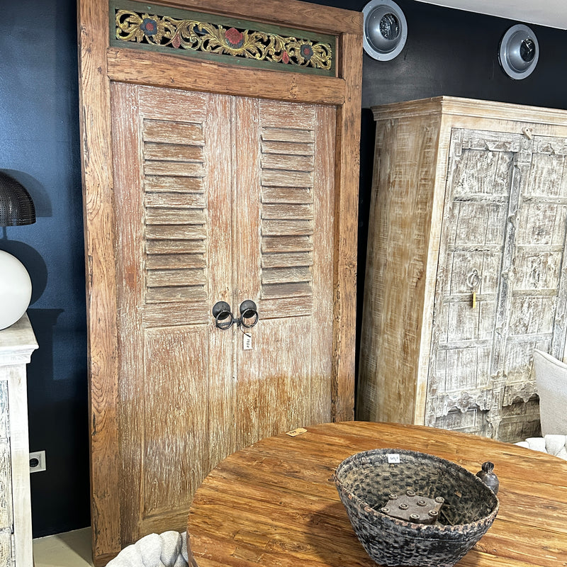 Old doors in frame