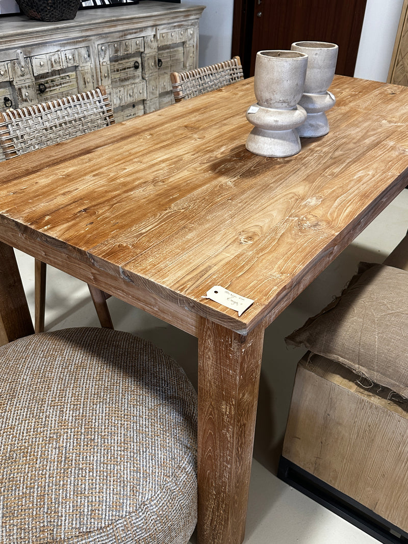 Dining teak wood 180 x 90cm