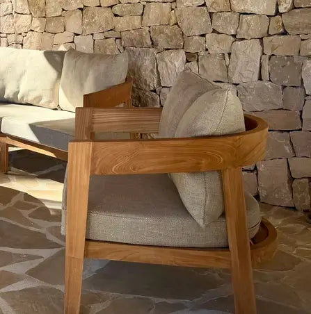 Lounge chair teak